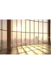 Architects Paper Fototapetas &raquo;Loft View Sunset&laquo; Vlies Wand Schr&auml;ge