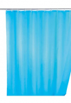 WENKO Du&scaron;o užuolaida &raquo;Uni Light Blue&laquo; plotis 180 cm auk&scaron;tis 200 cm Polyester lengvai prižiūrimas