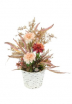 I.GE.A. Dirbtinė gėlė &raquo;Blumenarrangement 'Dahlien'&laquo; im puodas Dirbtinis gėlės Deko Dekoracija Herbstdeko Dirbtinis augalas