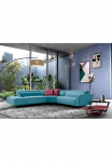 Egoitaliano Kampinė sofa &raquo;Stefanie-e Designsofa der auk&scaron;čiausios kokybės bequem su auk&scaron;tas Sitzkomfort&laquo; su poilsio funkcija ir reguliuojamas Kopfteilelementen