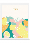 queence Paveikslas &raquo;Lemon&laquo; Abstrakt | Figūrėlė | Obst | Obst paveikslas/nuotrauka | Dekoracija 1 Stk. dalys gerahmt
