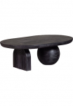 WOOOD Kavos staliukas &raquo;Steppe&laquo; i&scaron; Mangoholz gro&szlig;e stalo plok&scaron;tė H 38 cm x B 110 cm