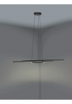 EGLO &Scaron;viestuvas &raquo;ZILLERIO-Z H&auml;ngelampe juoda spalva Tuneable White ZigBee 3.0 Pendellampe&laquo; LED-Modul 1 Stk. warmwei&szlig; - kaltwei&szlig; TimerApp/Sprachsteuerung Alexa &lrm;&lrm;&lrm;&lrm;116x30x110cm exkl. Nuotolinis ap&scaron;vietimo pultas