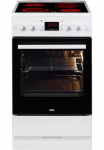 Amica Elektrinė viryklė &raquo;SHC 903 001 W&laquo; su 1-fach-Teleskopauszug Simple Steam Reinigungsfunktion Komfortables Kochen ir Backen su subtilus Handhabung