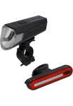 FISCHER Fahrrad FISCHER dviratis Dviračio žibintas &raquo;LED-Akku Bel.-Set Bremsbel. 80 Lux&laquo;