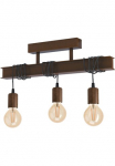 EGLO Lubinis &scaron;viestuvas &raquo;TOWNSHEND 4 lubinis &scaron;viestuvas Stahl vintažinio stiliaus E27 Wohnzimmerlampe Lampe&laquo; E27 1 Stk. lubinis &scaron;viestuvas Esszimmer L55 x B14 x H26 cm antik-braun 3X60W exkl.