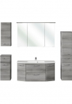 Saphir Vonios kambario baldų komplektas &raquo;Quickset 5 dalių Mineralmarmor-Waschtisch ir LED-Spiegelschrank&laquo; 6 Stk. dalys