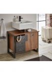 Home affaire Vonios spintelė &raquo;Detroit spintelė po kriaukle su Apothekergriff Vonios spinta im Industrialdesign&laquo; Eiche Dekor su Stalčius & daiktadėžė plotis 81 cm