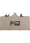 Home affaire Pailga indauja &raquo;Rio plotis 181 cm komoda su 2 durys u. 2 Schubk&auml;sten&laquo; geriffelte MDF-Fronten modern u. elegant viel daiktadėžė