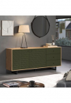 PLACES OF STYLE Pailga indauja &raquo;Ferretti&laquo; Wohnzimmerkommode su besonderer Fr&auml;sung ir F&uuml;&szlig;e/Griffe i&scaron; metalas