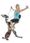 MOTIVE FITNESS by U.N.O. MOTIVE fitnesas by U.N.O. Dviratis treniruoklis &raquo;Multi-Function X-BIKE (mit/ohne Unterlegmatte)&laquo; 120 kg max. Benutzergewicht klappbar dviratis 8 Widerstandsstufen