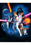 Komar Tapetai &raquo;Digitaldruck Vlies - Star Wars Plakatas Classic 1 - Gr&ouml;&szlig;e 200 x 250 cm&laquo; ra&scaron;tuotas glatt vaikų kambario baldų komplektas