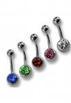 Zeeme Pirsingo auskaras &raquo;Set 5 dalių 316L CHS Swarovski Kristalle&laquo;