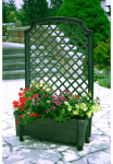 KHW Ažūrinė sienelė gėlėms su Lauko vazonas BxTxH: 79x35x134 cm