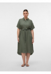 Vero Moda Curve Suknelė-mar&scaron;kiniai &raquo;VMBUMPY SS Palaidinė Suknelė WVN GA CUR&laquo; suknelė
