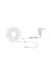 Paulmann LED-Streifen &raquo;SimpLED dryžuotas rinkinys 5m 17W 230/12V DC Wei&szlig; metalas Kunststoff.&laquo; 1 Stk.-flammig