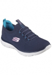 Skechers Slip-On Sportbačiai &raquo;SUMMITS&laquo; Sportinio stiliaus batai pusbačiai batai su flexibler Traktionslaufsohle