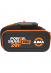 Worx Akumuliatorinis &raquo;&raquo;WA3644 PowerShare Pro&laquo;&laquo; 20 V 4 Ah LED-Anzeige dėl alle Ger&auml;te