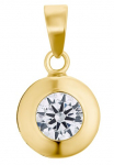 Amor Runder pakabukas &raquo;Solit&auml;r-Optik&laquo; su Zirkonia (synth.)