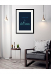 queence Paveikslas &raquo;D&uuml;sseldorf Sightseeing&laquo; Deutschland | D&uuml;sseldorf | Geb&auml;ude | Dekoracija | Stadt | St&auml;dte 1 Stk. dalys HD Premium Poster-Druck ir Holzrahmen