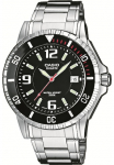 CASIO TIMELESS COLLECTION Laikrodis laikrodis laikrodis Vyri&scaron;kas laikrodis Datum iki 20 Me&scaron;kiukas Neper&scaron;lampanti striukė Nerūdijančio plieno apyrankė