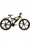 WYLD Kalnų dviratis &raquo;Mountainbike Fully 26'' Bliss schwarz-gelb 21 G&auml;nge&laquo; 21 Gang Kettenschaltung