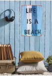 queence Metalinis paveikslas &raquo;Life is a beach&laquo; Dekoracija | Strand 1 Stk. dalys Stahlschilder