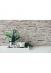A.S. Cr&eacute;ation Tapetai &raquo;Bricks & Stones Stein&laquo; gemustert | matinis | neutral lengvai strukturiert Steintapete Natursteintapete Tapeten Wohnzimmer miegamojo kambario baldai K&uuml;che