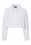 HUGO Blue Klasikinio stiliaus palaidinė &raquo;Erisa_B&laquo; Oxford kokybi&scaron;kas audinys tonale Logostickerei Cropped Style Fashion