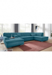 DOMO collection Sofa &raquo;Aversa U-Form&laquo; patogi su miegojimo funkcija frei im Raum stellbar