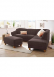 Home affaire Kampinė sofa &raquo;Gotland L-Form&laquo; patogi su Sitztiefenverstellung + Dėžutė patalynei