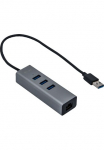 I-TEC USB-Adapter &raquo;USB-A Metal skaitytuvas 3 Port Giga&laquo;