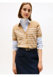Tommy Hilfiger Megztinis &raquo;CO trikotažas MID GG GOLD BTN CARDI&laquo; su goldfarbenen saga