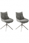 MCA furniture Valgomojo kambario kėdė &raquo;PARKER&laquo; () (2vnt.) drehbar 360&deg; Dreh- & Schwingfunktion I&scaron;laiko svorį 120 kg
