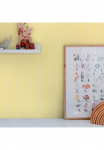 Joules Tapetai &raquo;Country Critters Ticking dryžuotas Lemon&laquo; Motiv glatt Motiv