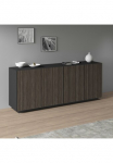 Home affaire Pailga indauja &raquo;Vega SideboardKommode200 cm&laquo; su 4 T&uuml;renFronten su Rillen-Optik