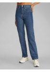 Calvin Klein Jeans Calvin KLEIN Džinsai džinsai &raquo;HIGH RISE STRAIGHT&laquo; in mittelblauer trinto audinio imitacija