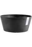 ECOPOTS Vazonas gėlėms &raquo;FRANKFURT Dark Grey&laquo; BxTxH: 41x41x18 cm
