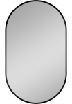 Talos Veidrodis &raquo;LED Design veidrodis oval juoda spalva 45x75 cm&laquo; LED Ap&scaron;vietimas