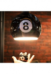 SEGULA LED lemputės &raquo;LED Floating Billard 200 black 8&laquo; E27 1 Stk. Extra-Warmwei&szlig; handmade