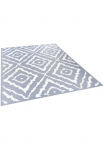 TOM TAILOR HOME Kilimas &raquo;Garden Pattern&laquo; rechteckig 3 mm auk&scaron;tis Flachgewebe moderni Rauten Design In- ir Lauko tinka