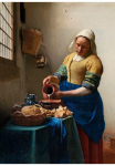 Art for the home Paveikslas ant drobės &raquo;Het melkmeisje Jan Vermeer ca. 1660&laquo; Art Milchm&auml;dchen 100 x 70 cm