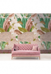 living walls Fototapetas &raquo;Fototapete Steinoptik Vintage&laquo; gemustert | matinis | neutral glatt Steinwand Steinmauer Stein-Tapete Loft Industrial Tapeten Wohnzimmer
