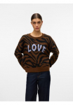 Vero Moda Megztinis &raquo;VMNEWKAI LS O-NECK megztinis BOO&laquo;