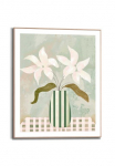 Reinders! Plakatas &raquo;Abstract Table Flowers&laquo; Wohnzimmer - gėlės - vaza - Gr&uuml;n - MDF - gėlės ir Pflanzen