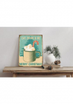 queence Paveikslas &raquo;Drink&laquo; Getr&auml;nke | Weihnachten 1 Stk. dalys Marshmallow Christmas Schild