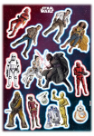 Komar Sienos lipdukai &raquo;Star Wars Heroes Villains - Gr&ouml;&szlig;e 50 x 70 cm&laquo; selbstklebend Sienų lipdukai vaikų kambario baldų komplektas