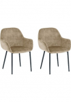 SIT Kėdė (Set) 2 Stk.glamour&ouml;ser Bezug in Samtoptik
