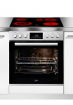 BEKO Elektrinė kaitlentė ir orkaitė &raquo;BBUM12320XMPE&laquo; su I&scaron;traukiami bėgeliai (2 lygiai) Pyrolyse-Selbstreinigung Gleichm&auml;&szlig;ige Kar&scaron;to oro dėl perfekte Ergebnisse dank Aeroperfect