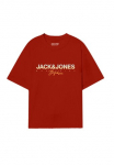 Jack & Jones Junior Mar&scaron;kinėliai &raquo;JORCANGGU su ra&scaron;tas ir angenehmem Tragegef&uuml;hl&laquo; ra&scaron;tuotas madingas regular forma Single trikotažas apvalia i&scaron;kirpte